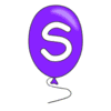 Letter s Balloon Alphabet balloon font, lettering, font generator printable free stencil, font, clip art, template, large alphabet and number design, print, download, diy crafts.