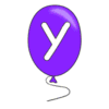 Letter y Balloon Alphabet balloon font, lettering, font generator printable free stencil, font, clip art, template, large alphabet and number design, print, download, diy crafts.