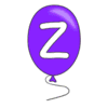 Letter z Balloon Alphabet balloon font, lettering, font generator printable free stencil, font, clip art, template, large alphabet and number design, print, download, diy crafts.
