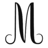 Letter m Calligraphy  cursive capital letter monograms fancy printable free stencil, font, clip art, template, large alphabet and number design, print, download, diy crafts.