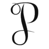 Letter p Calligraphy  cursive capital letter monograms fancy printable free stencil, font, clip art, template, large alphabet and number design, print, download, diy crafts.