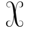 Letter x Calligraphy  cursive capital letter monograms fancy printable free stencil, font, clip art, template, large alphabet and number design, print, download, diy crafts.
