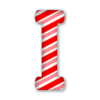 Letter i Candy Cane Clipart 3D Christmas font, stripes, lettering  printable free stencil, font, clip art, template, large alphabet and number design, print, download, diy crafts.