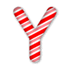 Letter y Candy Cane Clipart 3D Christmas font, stripes, lettering  printable free stencil, font, clip art, template, large alphabet and number design, print, download, diy crafts.
