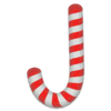 Letter j Candy Cane Stripes Christmas, font, alphabet, lettering printable free stencil, font, clip art, template, large alphabet and number design, print, download, diy crafts.