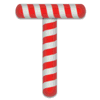 Letter t Candy Cane Stripes Christmas, font, alphabet, lettering printable free stencil, font, clip art, template, large alphabet and number design, print, download, diy crafts.