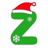 Letter z Christmas Font snowflakes, stocking hat, merry, holiday printable free stencil, font, clip art, template, large alphabet and number design, print, download, diy crafts.