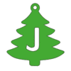 Letter j Tree Stencils  printable free stencil, font, clip art, template, large alphabet and number design, print, download, diy crafts.