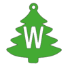 Letter w Tree Stencils  printable free stencil, font, clip art, template, large alphabet and number design, print, download, diy crafts.