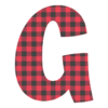 Letter g Plaid Letters colorful fun font, buffalo printable free stencil, font, clip art, template, large alphabet and number design, print, download, diy crafts.