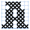 Letter a Cross Stitch Letters cross stitch alphabet font printable free stencil, font, clip art, template, large alphabet and number design, print, download, diy crafts.