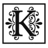 Letter k Decorative Letters Weddings, anniversaries, monograms printable free stencil, font, clip art, template, large alphabet and number design, print, download, diy crafts.