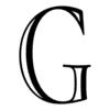 Letter g Engraved serif, elegant, multi-lined, cut-out printable free stencil, font, clip art, template, large alphabet and number design, print, download, diy crafts.