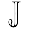 Letter j Engraved serif, elegant, multi-lined, cut-out printable free stencil, font, clip art, template, large alphabet and number design, print, download, diy crafts.