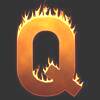 Letter q Fire Font Flaming letters and numbers, flame font, clipart  printable free stencil, font, clip art, template, large alphabet and number design, print, download, diy crafts.