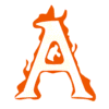 Letter a Burning Font Fire font, letters in flames. printable free stencil, font, clip art, template, large alphabet and number design, print, download, diy crafts.