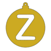 Letter z Christmas ornaments handmade, diy  printable free stencil, font, clip art, template, large alphabet and number design, print, download, diy crafts.
