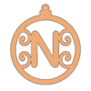 Letter n Christmas tree ornaments homemade, diy printable free stencil, font, clip art, template, large alphabet and number design, print, download, diy crafts.
