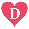 Letter d Heart Stencils  printable free stencil, font, clip art, template, large alphabet and number design, print, download, diy crafts.