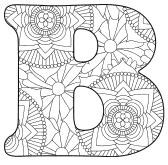 Abc Coloring Pages Free Alphabet Letter Colouring Sheets Diy Projects Patterns Monograms Designs Templates