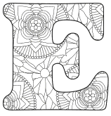 abc coloring pages free alphabet letter colouring sheets diy projects patterns monograms designs templates