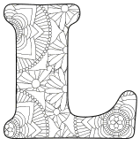 letter l coloring pages