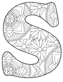 abc coloring pages free alphabet letter colouring sheets diy projects patterns monograms designs templates