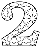 number 2 coloring page for toddlers