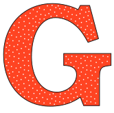 Free G - alphabet letter., font stencil, pattern, template, clipart, design, printable alphabet letters and numbers with dots, cricut, coloring page, monogram, a-z, vector, svg.