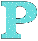 Free P - alphabet letter., font stencil, pattern, template, clipart, design, printable alphabet letters and numbers with dots, cricut, coloring page, monogram, a-z, vector, svg.