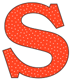 Free S - alphabet letter., font stencil, pattern, template, clipart, design, printable alphabet letters and numbers with dots, cricut, coloring page, monogram, a-z, vector, svg.