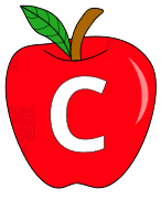 Free C - apple letter., red apple alphabet clipart, letter font stencil, letter font, numbers, pattern, template, clipart, printable alphabet letters and numbers, DIY, homemade, back to school, bulletin board, cricut, silhouette, coloring page, vector, svg.