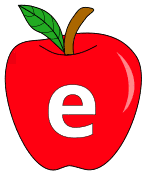 Free E - apple letter., red apple alphabet clipart, letter font stencil, letter font, numbers, pattern, template, clipart, printable alphabet letters and numbers, DIY, homemade, back to school, bulletin board, cricut, silhouette, coloring page, vector, svg.