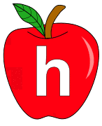 Free H - apple letter., red apple alphabet clipart, letter font stencil, letter font, numbers, pattern, template, clipart, printable alphabet letters and numbers, DIY, homemade, back to school, bulletin board, cricut, silhouette, coloring page, vector, svg.