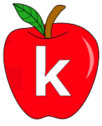 Free K - apple letter., red apple alphabet clipart, letter font stencil, letter font, numbers, pattern, template, clipart, printable alphabet letters and numbers, DIY, homemade, back to school, bulletin board, cricut, silhouette, coloring page, vector, svg.