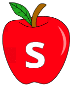 Free S - apple letter., red apple alphabet clipart, letter font stencil, letter font, numbers, pattern, template, clipart, printable alphabet letters and numbers, DIY, homemade, back to school, bulletin board, cricut, silhouette, coloring page, vector, svg.