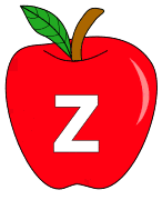 Free Z - apple letter., red apple alphabet clipart, letter font stencil, letter font, numbers, pattern, template, clipart, printable alphabet letters and numbers, DIY, homemade, back to school, bulletin board, cricut, silhouette, coloring page, vector, svg.