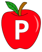 Free P  - apple clipart., red apple alphabet clipart, letter font stencil, letter font, numbers, pattern, template, clipart, printable alphabet letters and numbers, DIY, homemade, back to school, bulletin board, cricut, silhouette, coloring page, vector, svg.
