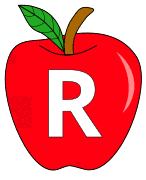 Free R  - apple clipart., red apple alphabet clipart, letter font stencil, letter font, numbers, pattern, template, clipart, printable alphabet letters and numbers, DIY, homemade, back to school, bulletin board, cricut, silhouette, coloring page, vector, svg.