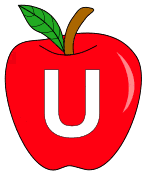 Free U  - apple clipart., red apple alphabet clipart, letter font stencil, letter font, numbers, pattern, template, clipart, printable alphabet letters and numbers, DIY, homemade, back to school, bulletin board, cricut, silhouette, coloring page, vector, svg.