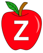 Free Z  - apple clipart., red apple alphabet clipart, letter font stencil, letter font, numbers, pattern, template, clipart, printable alphabet letters and numbers, DIY, homemade, back to school, bulletin board, cricut, silhouette, coloring page, vector, svg.
