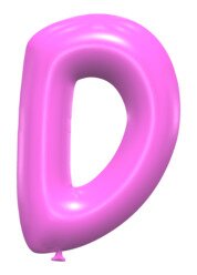 D - Balloon font. Free printable balloon font, lettering, alphabet, clipart, downloadable, letters and numbers, happy birthday, generator, 3d.