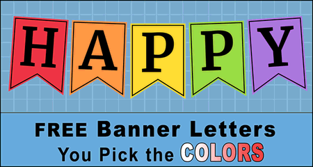 Banner pennant letters, alphabet, font, printable, stencils, patterns, font letters, numbers, patterns, welcome signs, bulletin boards, happy birthday signs, free, decorations, etc.