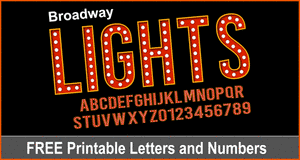 Broadway Marquee Font