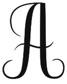 calligraphy alphabet printable a z cursive capital letters diy projects patterns monograms designs templates