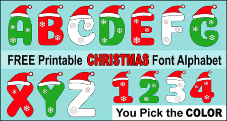 Printable Christmas font, alphabet, letter stencils with snow flakes. Use these number stencils, patterns, templates, clip art, designs (Holiday ornaments and decorations. Great for Cricut cutting machines, coloring pages and sheets.