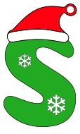 Free S - Christmas letter. Alphabet, stencil, pattern, template, clipart, design, printable letters and numbers, ornament, decoration, holiday, cricut, coloring page, winter, window, monogram, a-z, let it snow,  vector, svg.