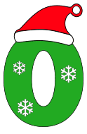 Free 0 - Christmas stencil. Alphabet, stencil, pattern, template, clipart, design, printable letters and numbers, ornament, decoration, holiday, cricut, coloring page, winter, window, monogram, a-z, let it snow,  vector, svg.