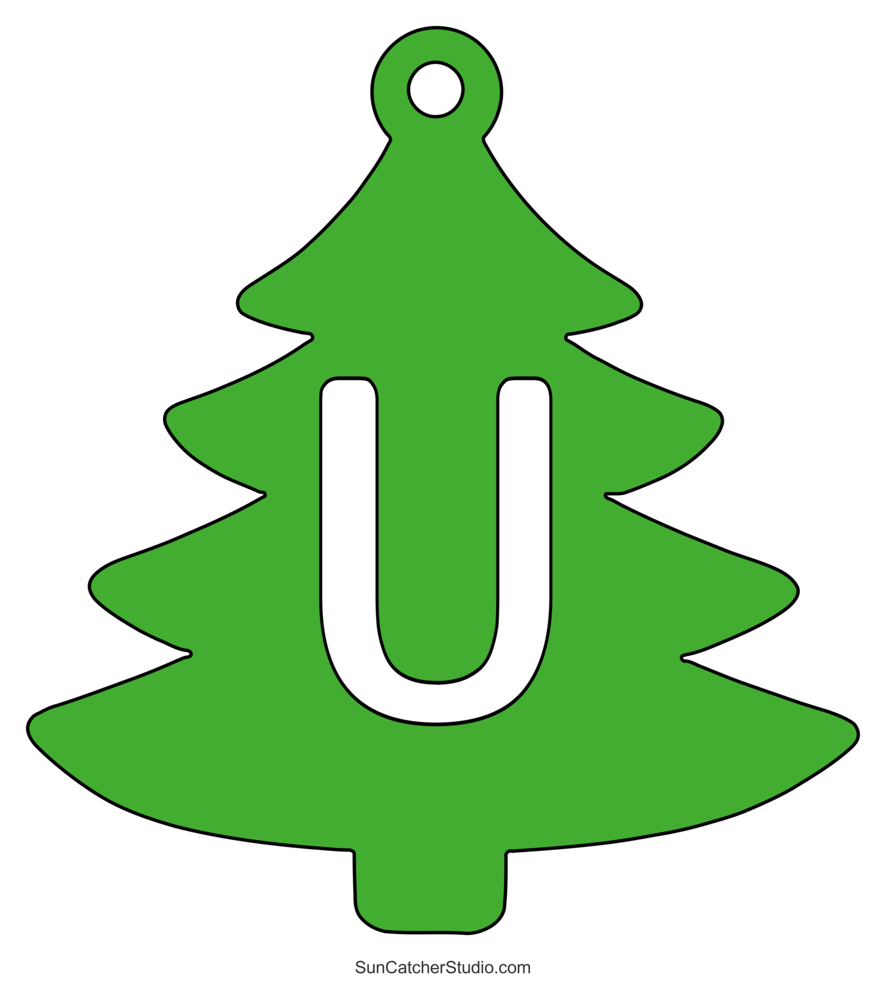 Christmas Tree Font (Alphabet Letters, Stencils, Patterns) – DIY Projects,  Patterns, Monograms, Designs, Templates