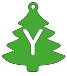 Y - Christmas font. Free, font, Christmas, tree, alphabet, letter, number, pattern, template, stencil, outline, printable, clipart, ornament, decoration, winter, design, coloring page, vector, svg, print, download.